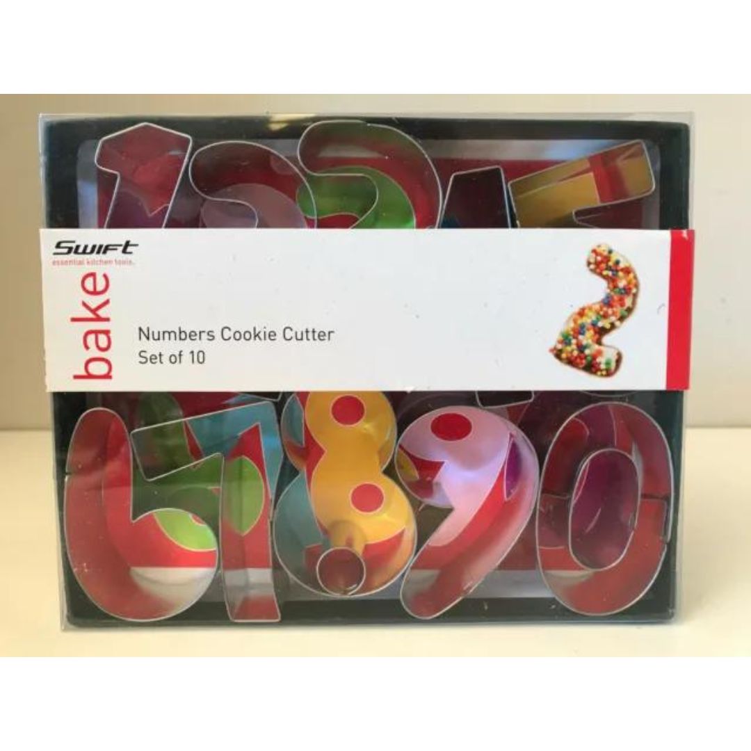 Swift Bake Numbers Cookie Cutter Set of 10