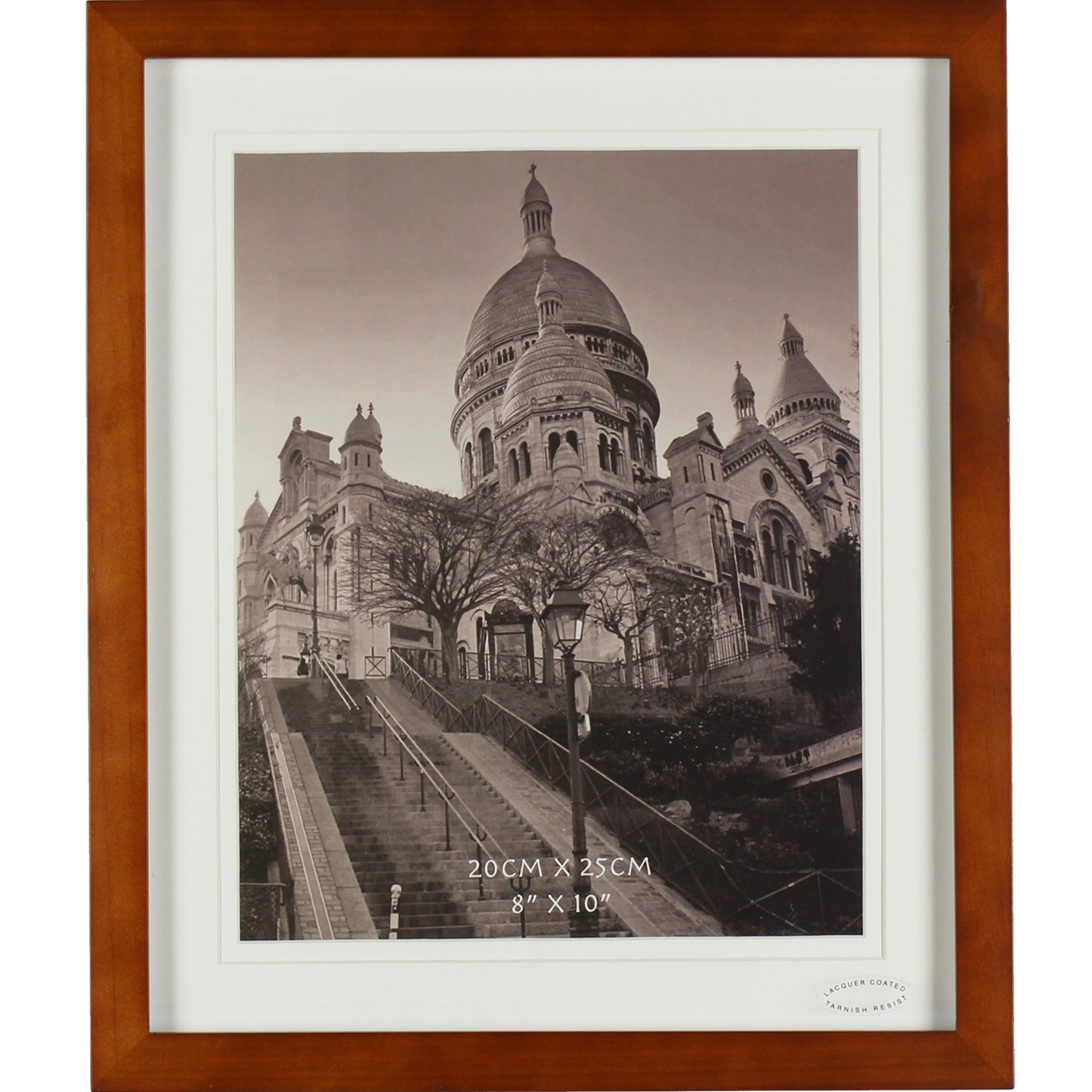 Impressions Dark Wood Shadow Photo Frame (Photo: 8x10inches)