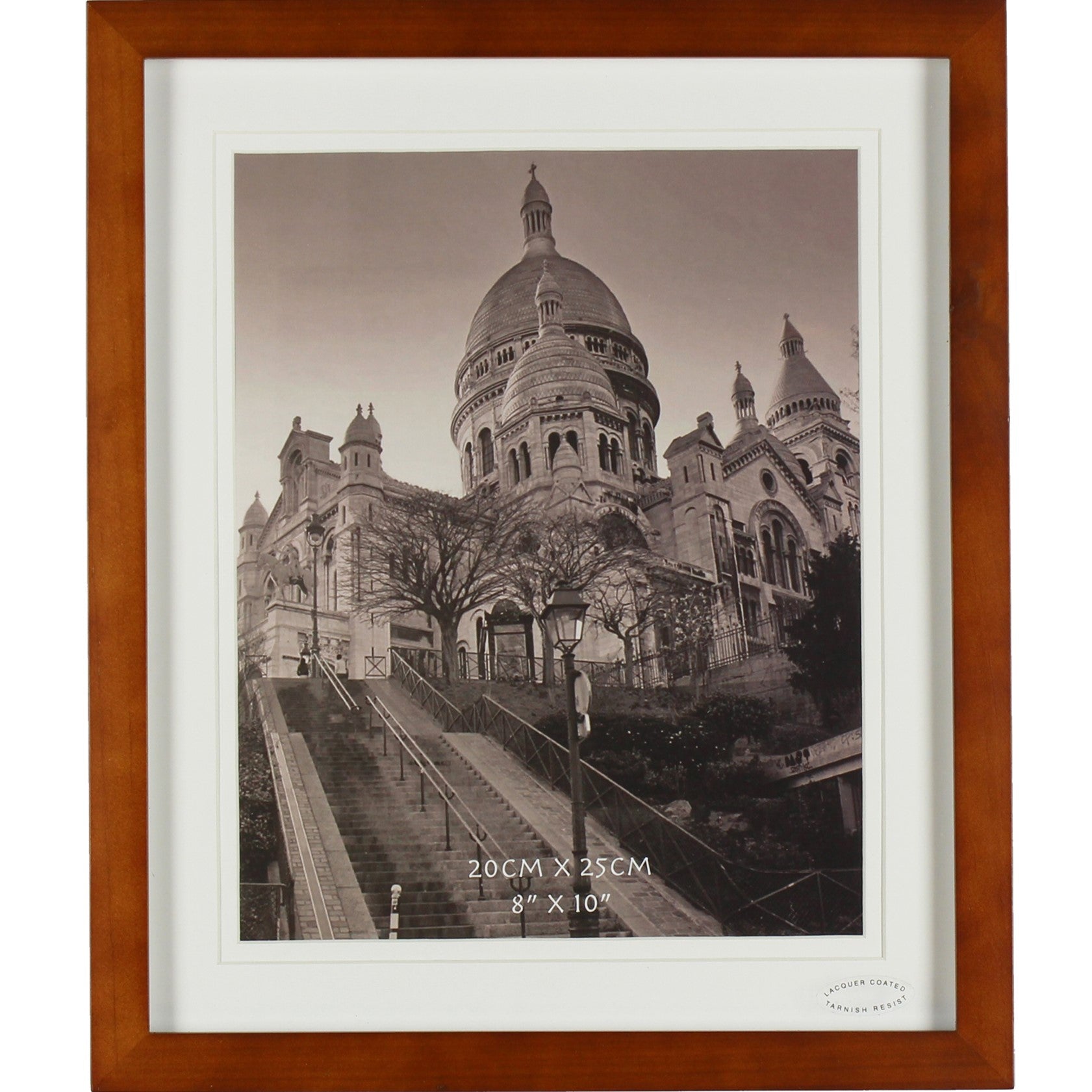 Impressions Dark Wood Shadow Photo Frame (Photo: 8x10inches)