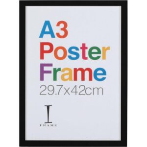 A3 Wooden Black Poster Frame