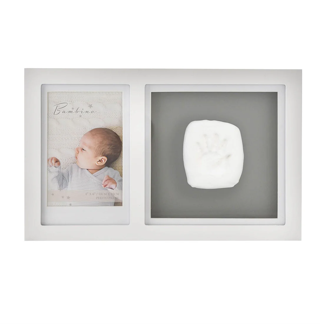 Bambino Photo Frame 10 x 15cm Hand & Foot Imprint Kit