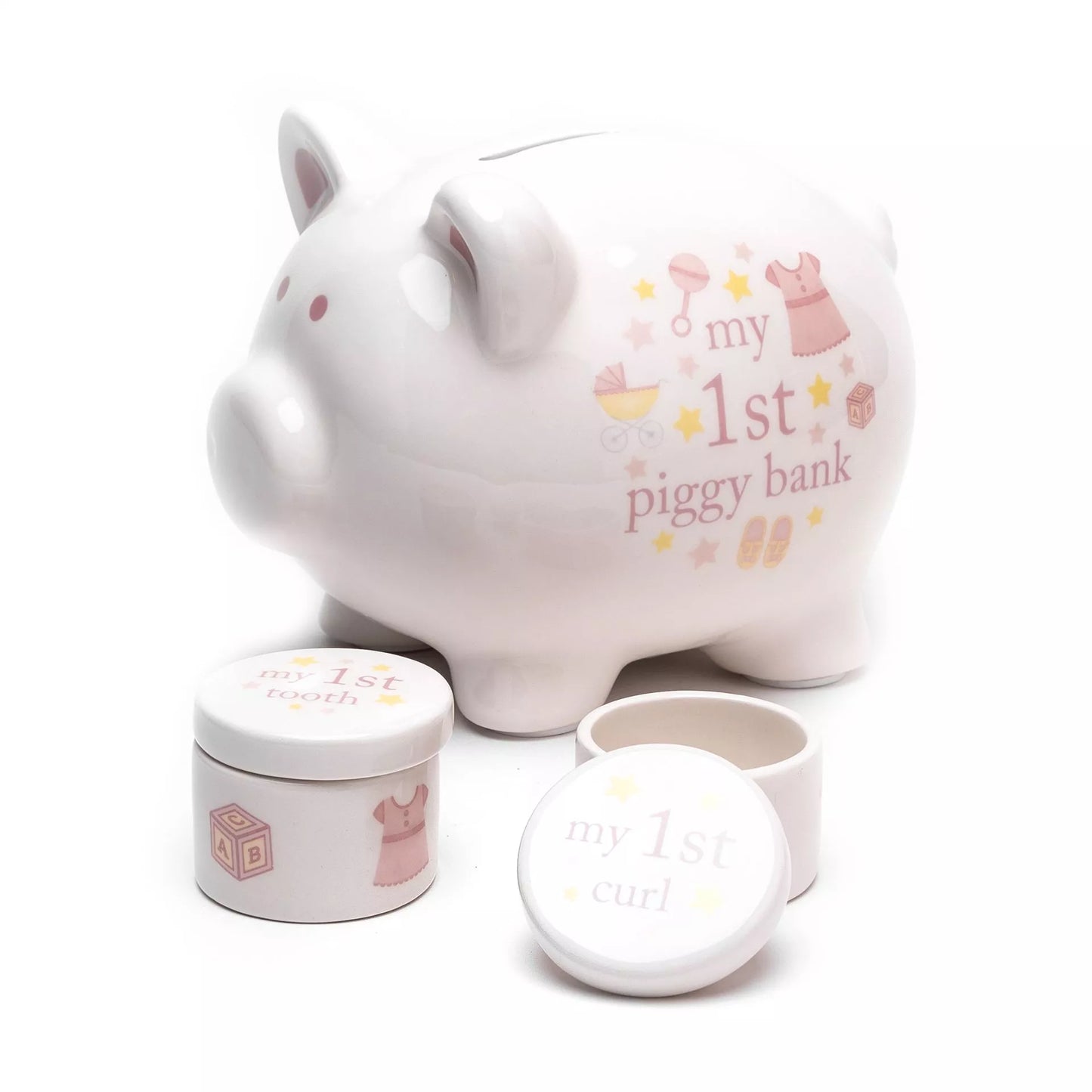 Celebrations Hello Baby Piggy Box Set - Baby Girl