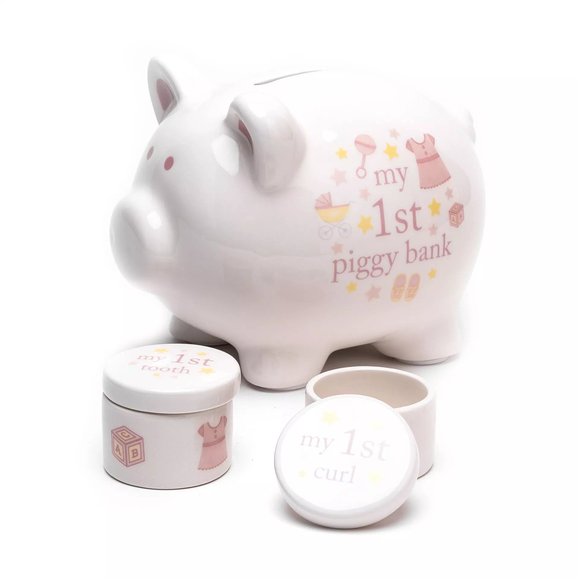 Celebrations Hello Baby Piggy Box Set - Baby Girl