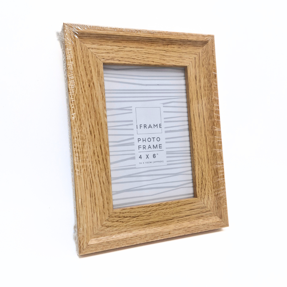 IFrame Wooden Photo Frame - Various Sizes - 10 x 15cm (4" x 6")