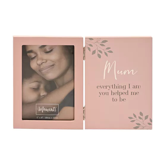 Moments Photo Frame Mum Pink 10 x 15cm