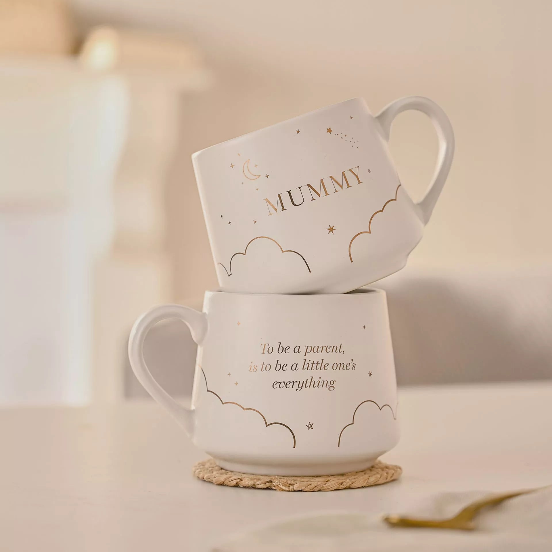 Bambino Mugs A Set Of 2pcs - New Mummy & Daddy