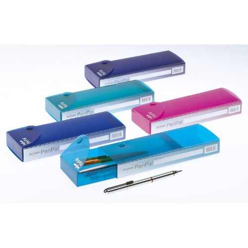 Snopake PenPal pencil case (5) MIX retractable  200x75x30mm x1pc