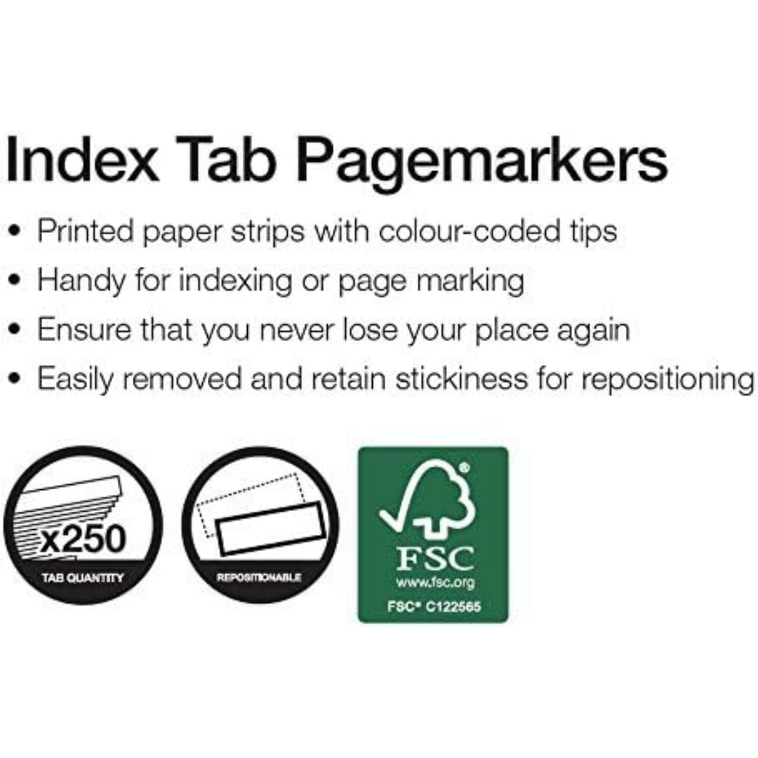 Snopake PageMaker Index Tabs 50 x 12mm