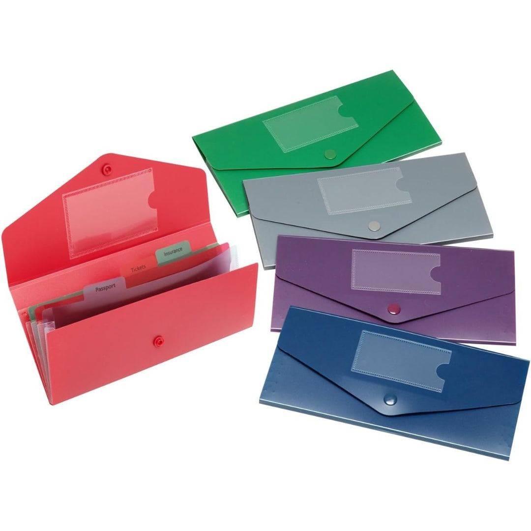 DL Snopake Travel Holder 3-Part - Fusion x 1pc Assortment