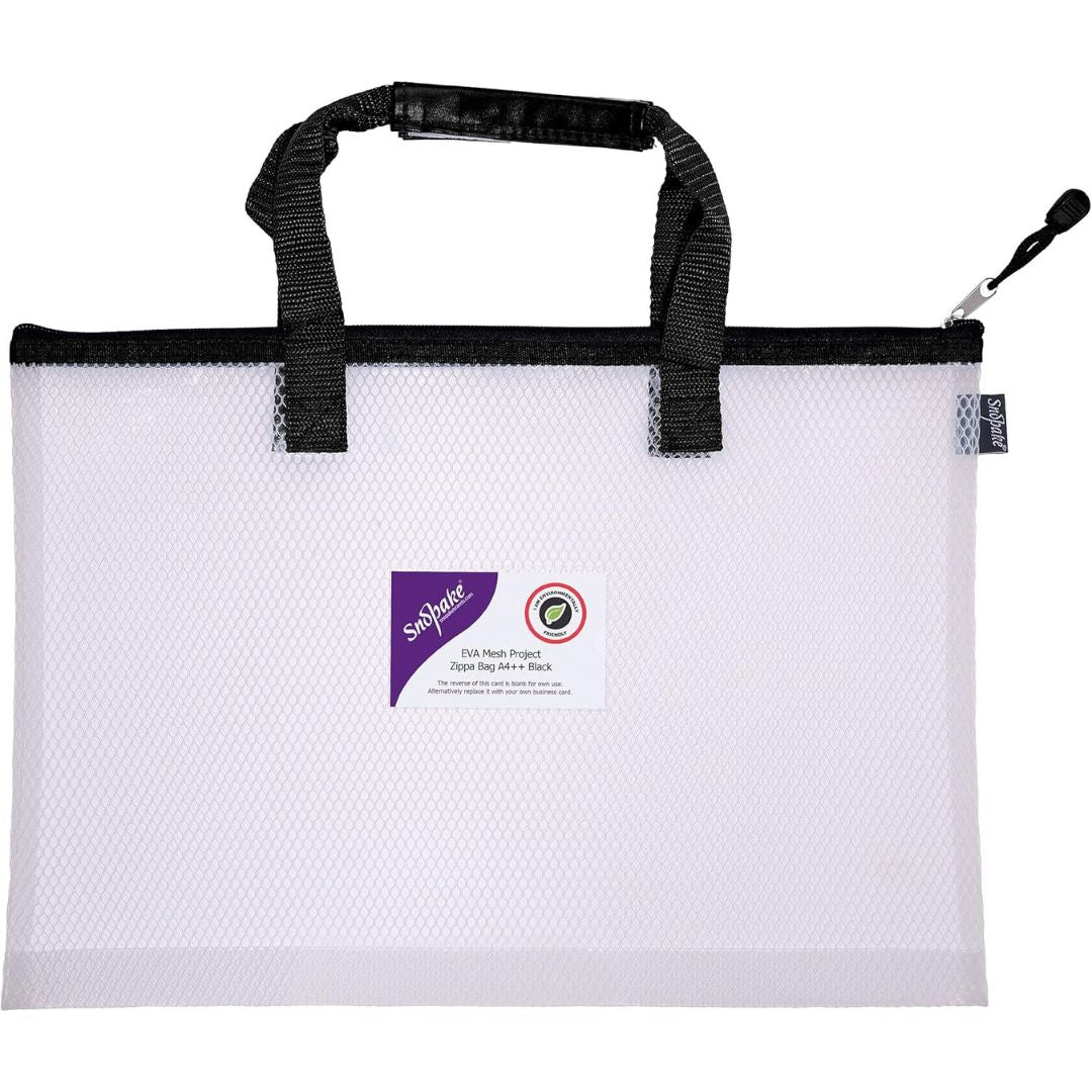 A4++ Snopake Eva Mesh Project Zippa Bag Black