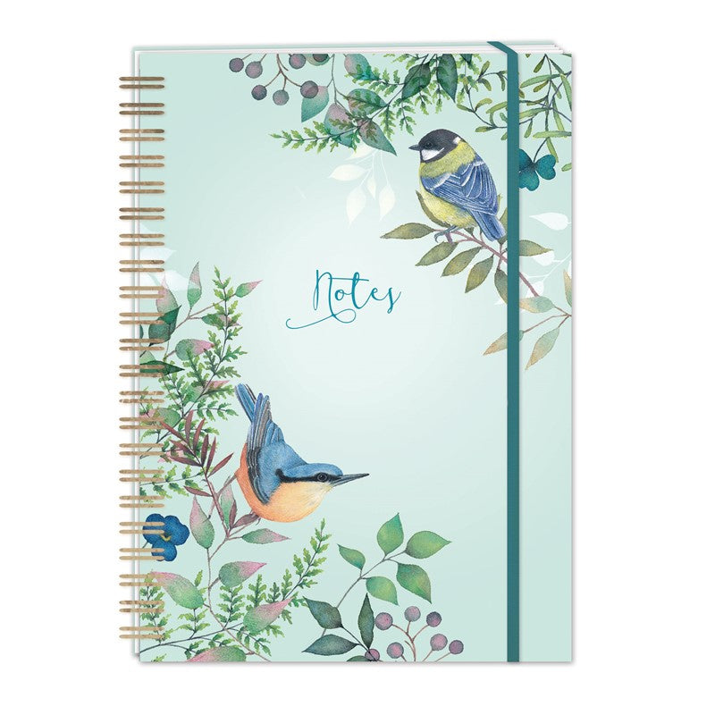 A5 Hardcover Wired Notebook Vintage Garden