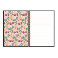 A5 Hardcover Wired Notebook Happy Plants