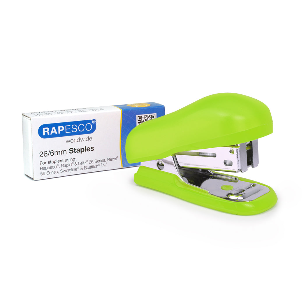 Rapesco Bug 26/6-24/6mm Stapler - Green