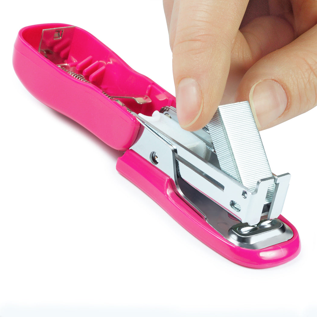 Rapesco Bug 26/6-24/6mm Stapler - Hot Pink