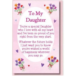 Heartwarmers 'To My Daughter' Keepsake Card & Envelope