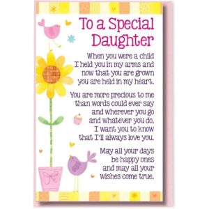 Heartwarmers 'To a Special Daughter' Keepsake Card & Envelope