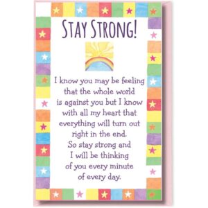 Heartwarmers 'Stay Strong' Keepsake Card & Envelope