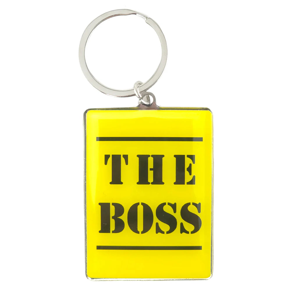 Metal Keyring 6 x 4.5cm - The Boss