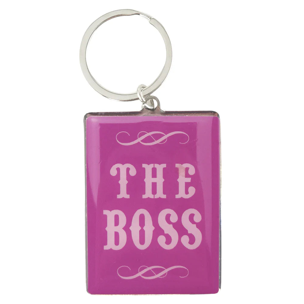 Metal Keyring 6 x 4.5cm - The Boss