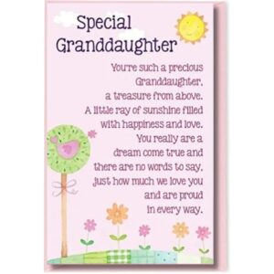 Heartwarmers 'Special Granddaughter' Keepsake Card & Envelope