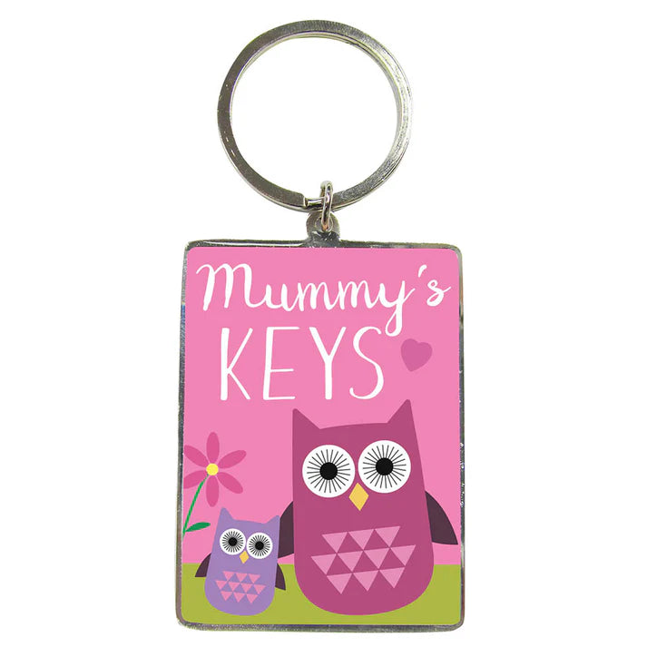 Metal Keyring 6 x 4.5cm - Mummy's Keys