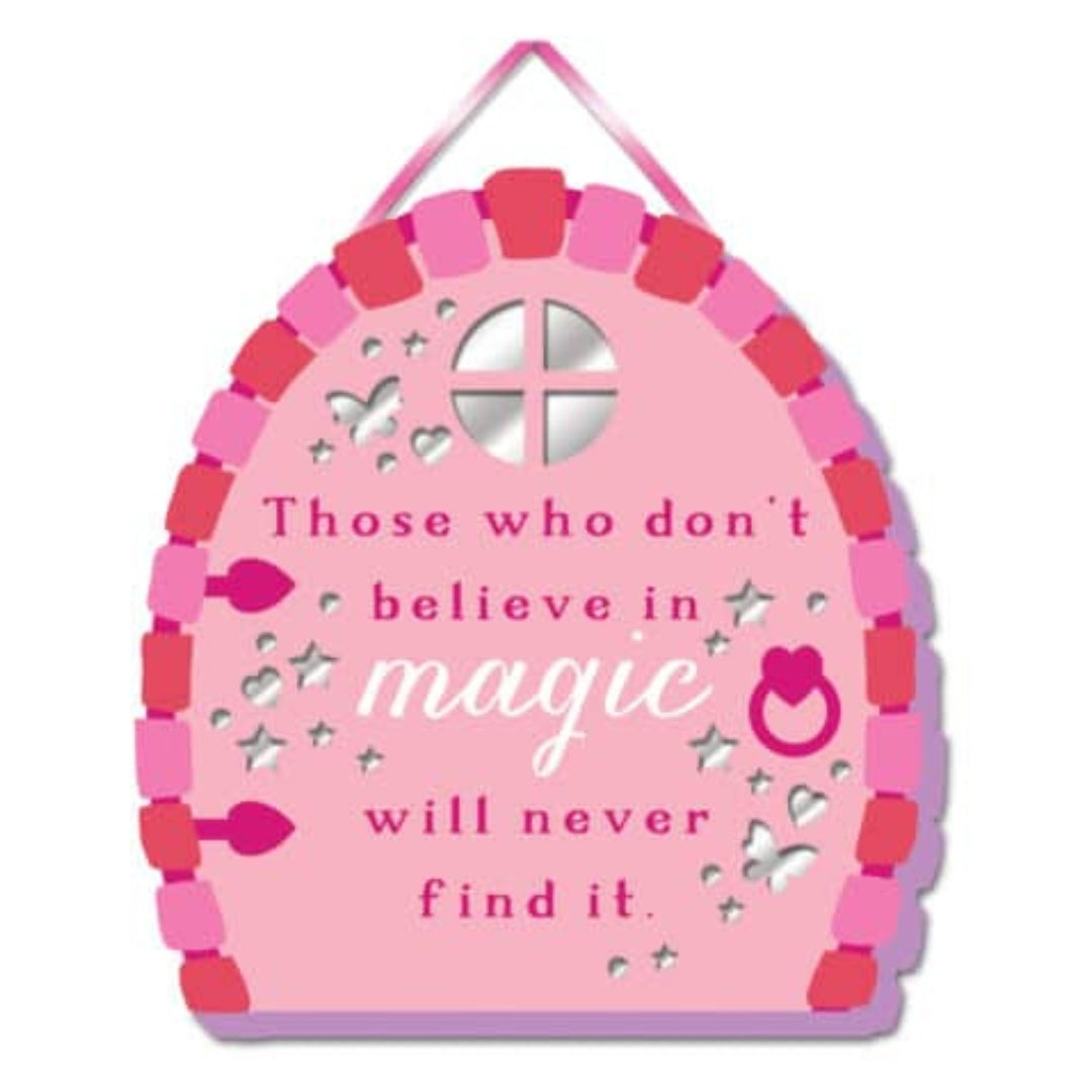 More Than Words Mirror Plaque 12 x 10cm - Magic