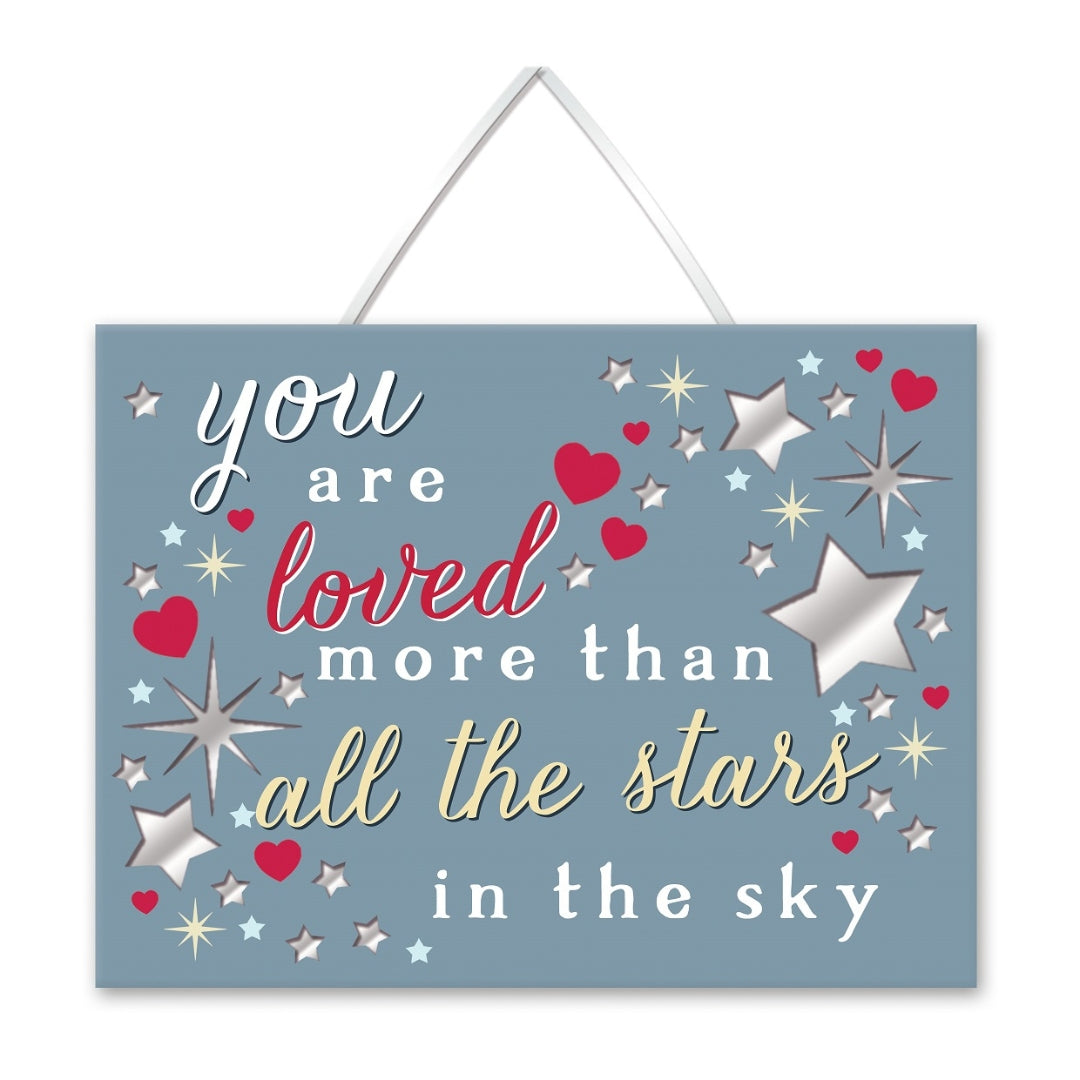 More Than Words Mirror Plaque 9 x 12cm - You're Loved