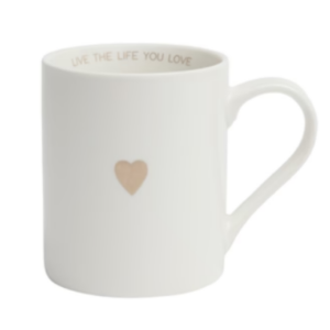 Live The Life You Love Mug with box