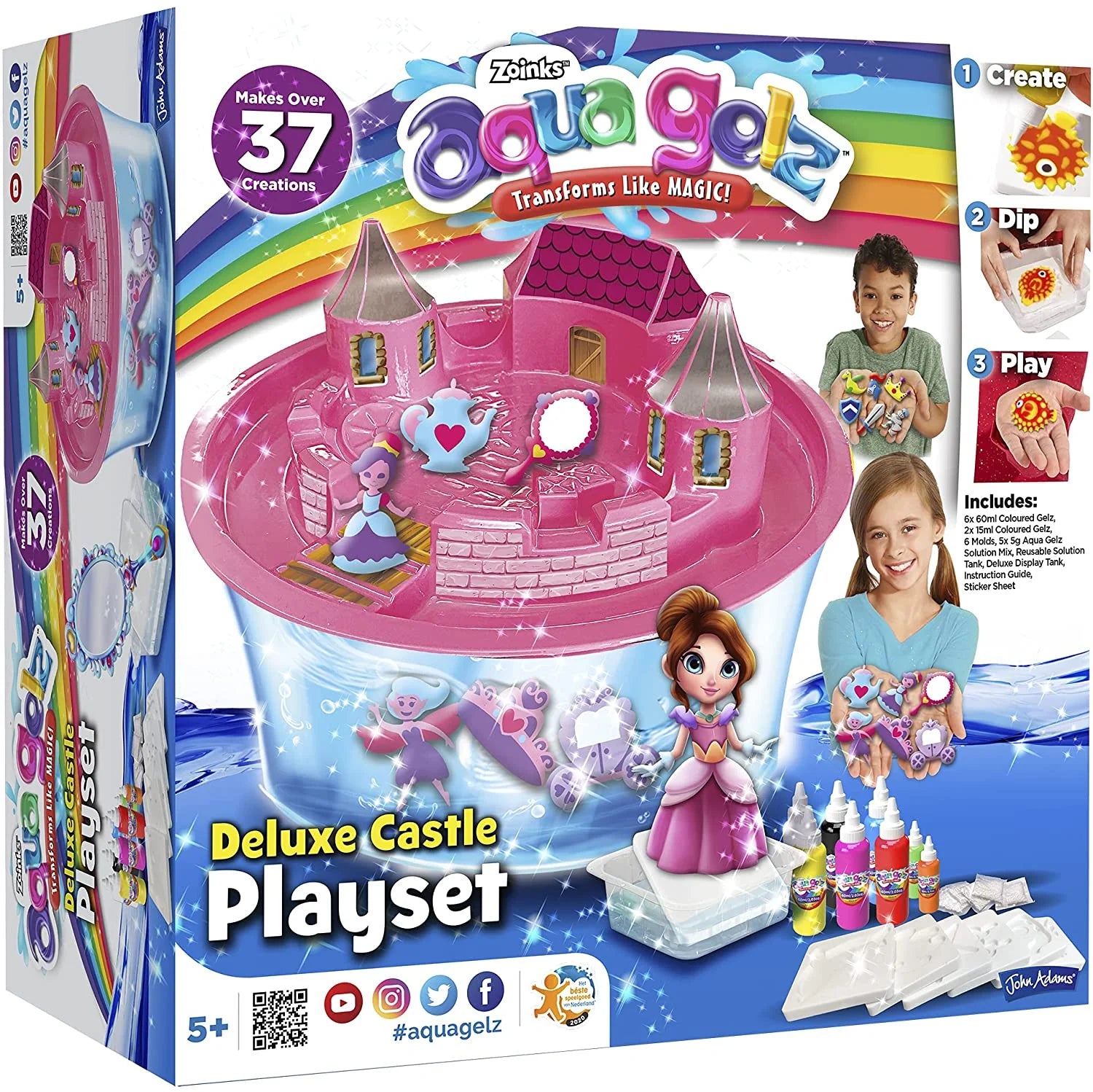 Aqua Gelz - Deluxe Castle Playset - Liquid Art by John Adams