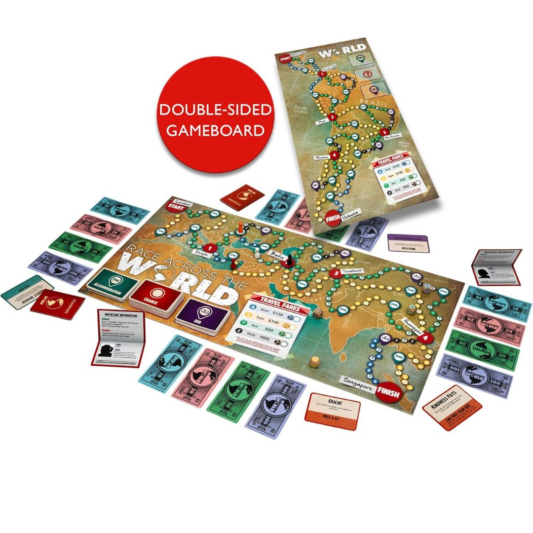 Race Across The World Board Game +8y