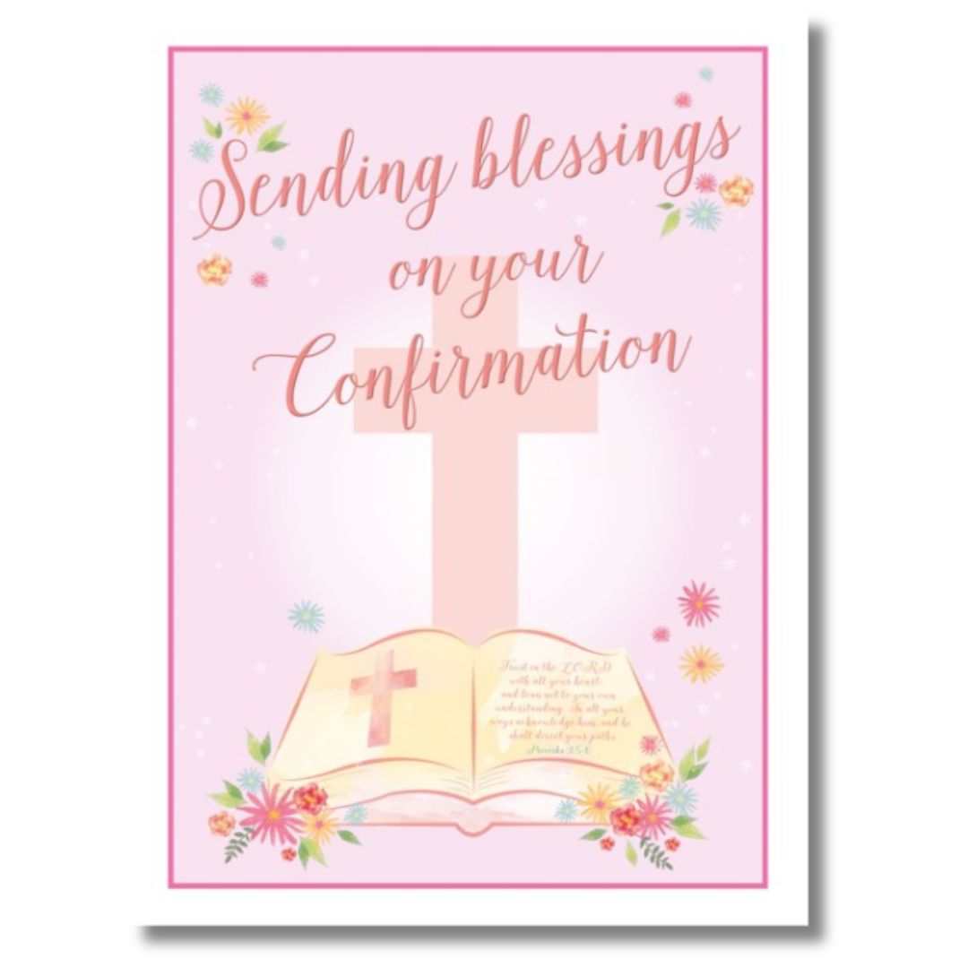 Noel Tatt Sending Blessings On Your Confirmation - Greeting Card