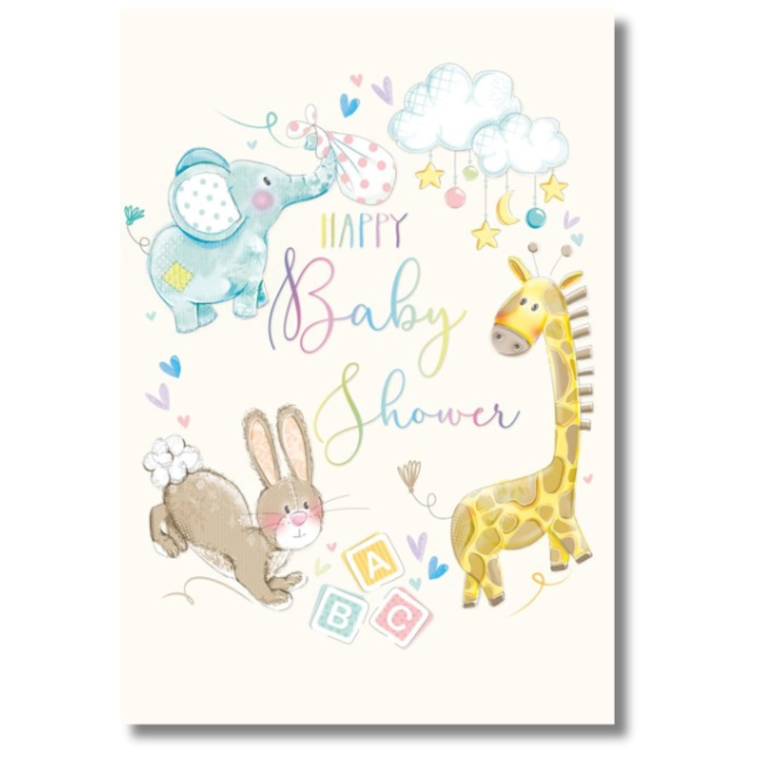 Noel Tatt Happy Baby Shower - Greeting Card
