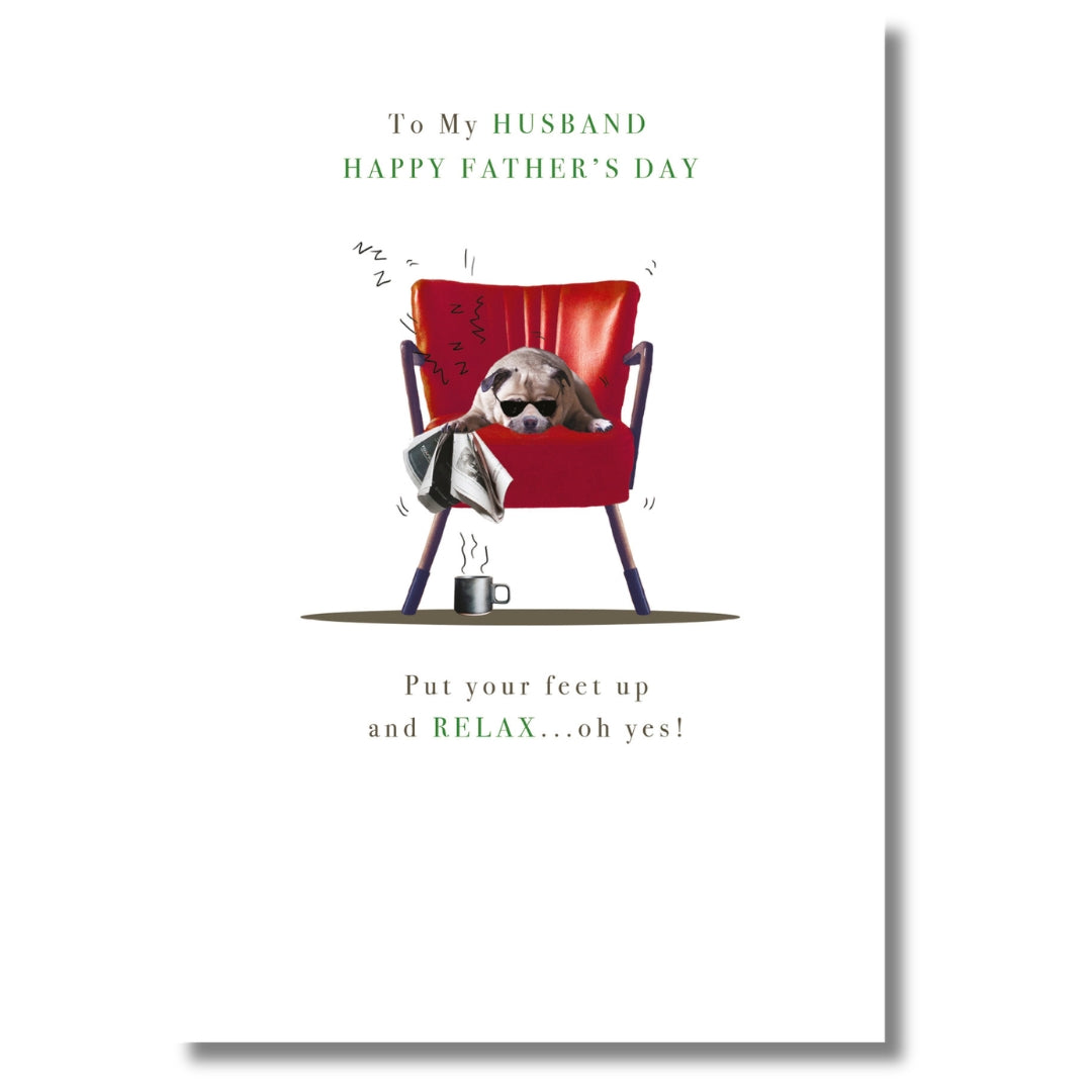 Noel Tatt To My Husband Happy Father's Day - Greeting Card