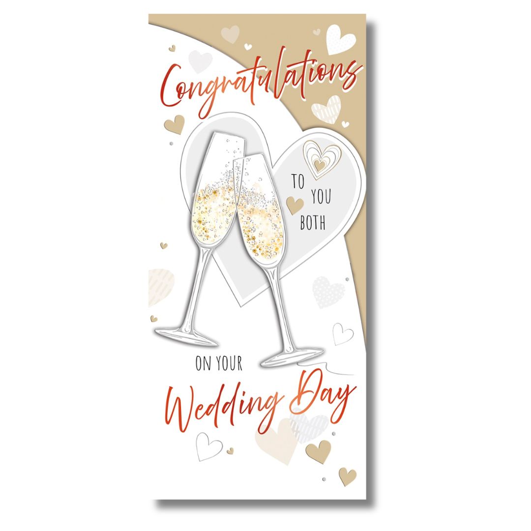 Noel Tatt Congratulations To You Both On Your Wedding Day - Money Wallet