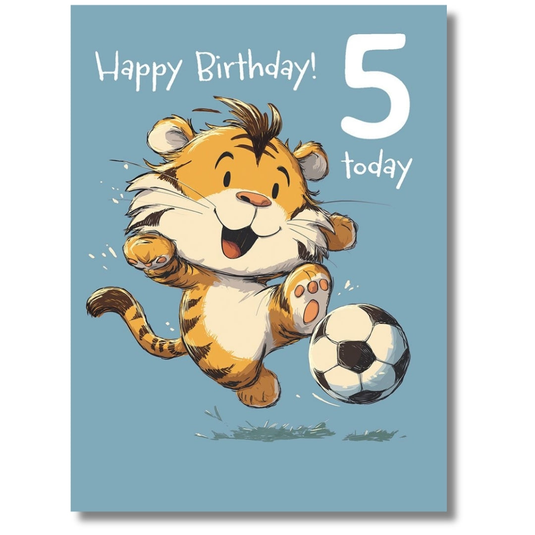Noel Tatt Happy Birthday! 5 Today - Greeting Card