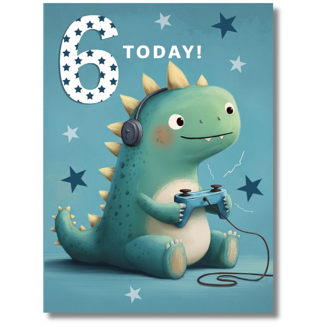 Noel Tatt 6 Today! Birthday - Greeting Card