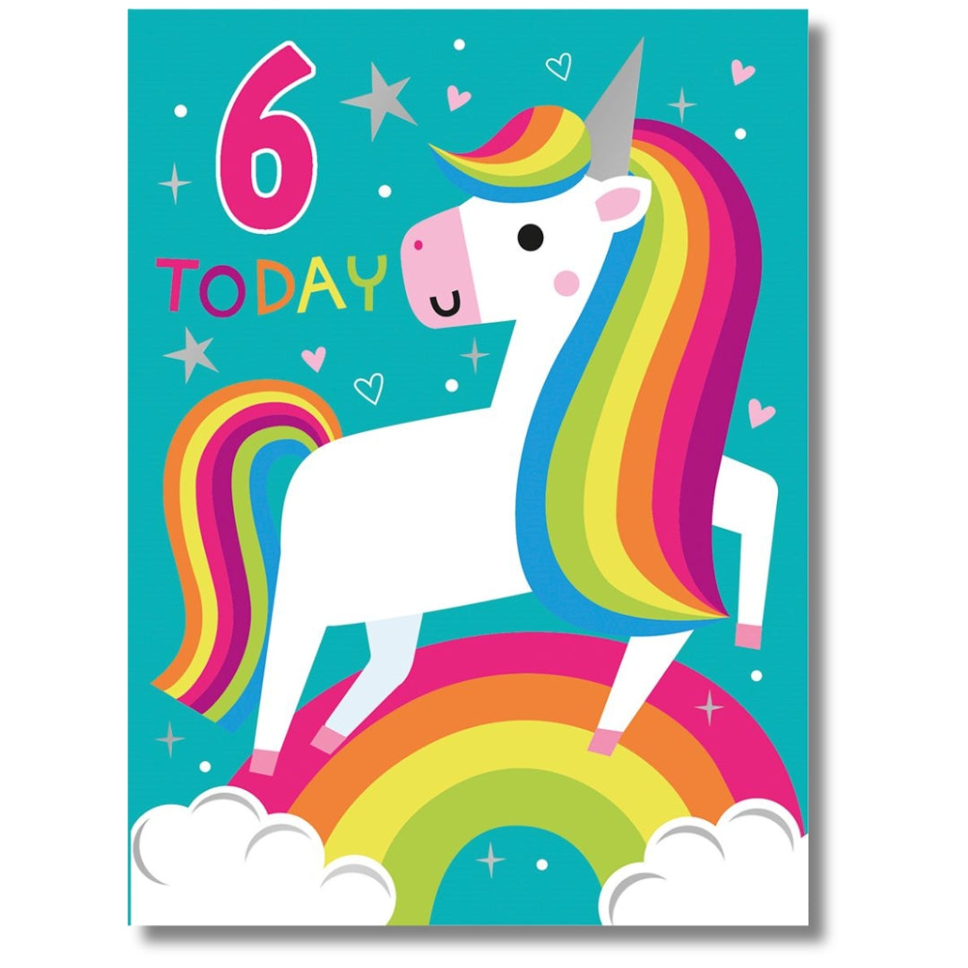 Noel Tatt 6 Today Birthday - Greeting Card