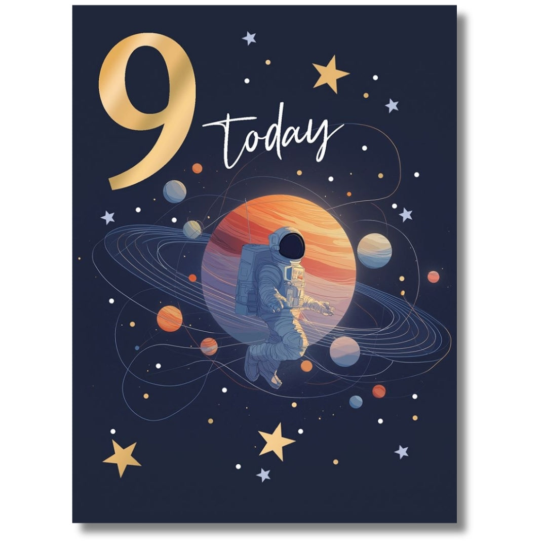 Noel Tatt 9 Today Birthday - Greeting Card