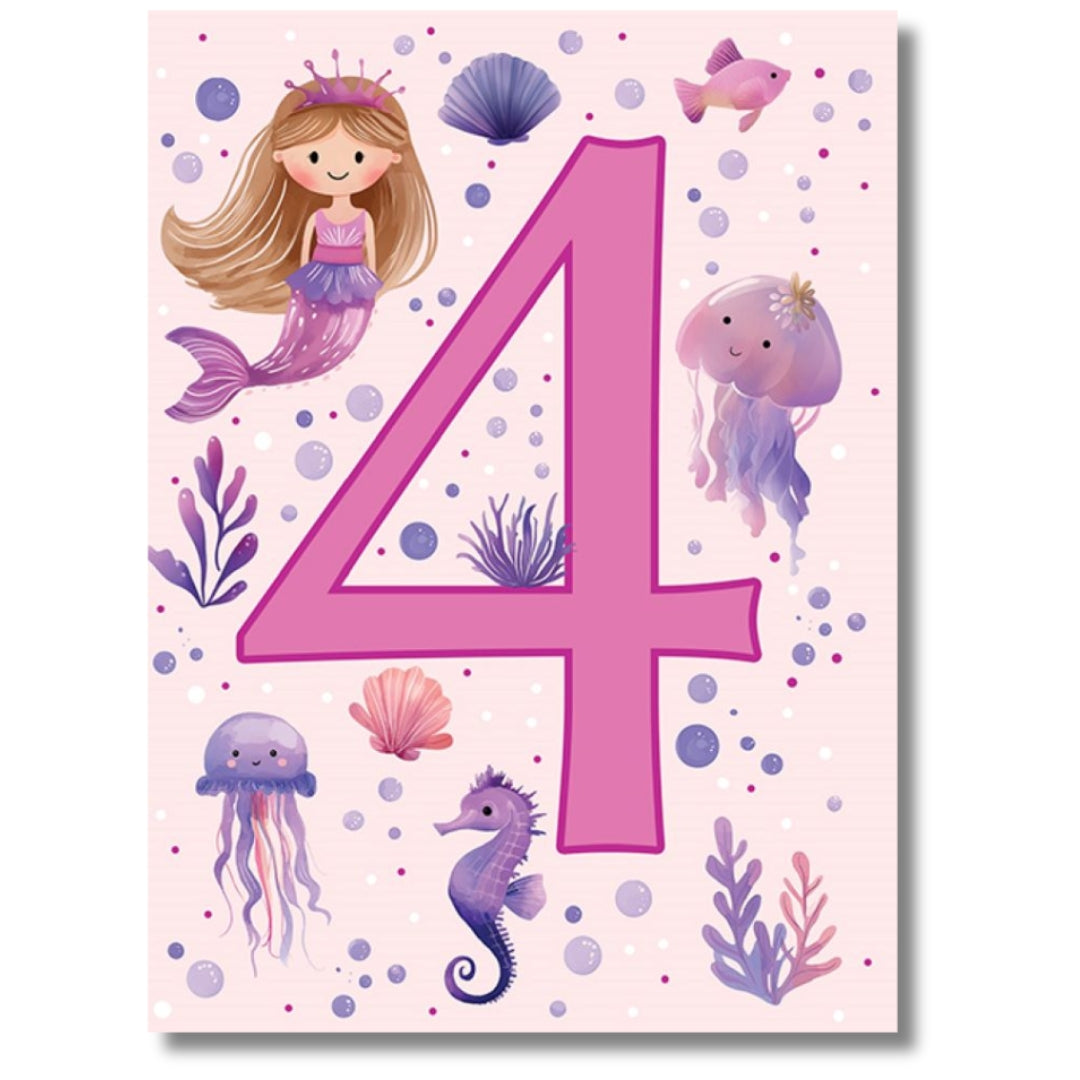 Noel Tatt 4 Birthday - Greeting Card
