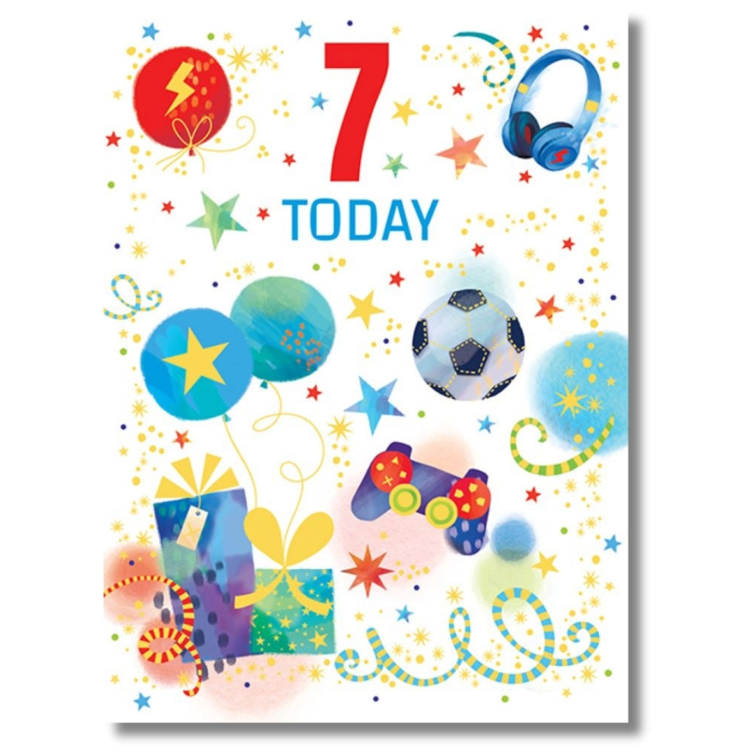 Noel Tatt 7 Today Birthday - Greeting Card