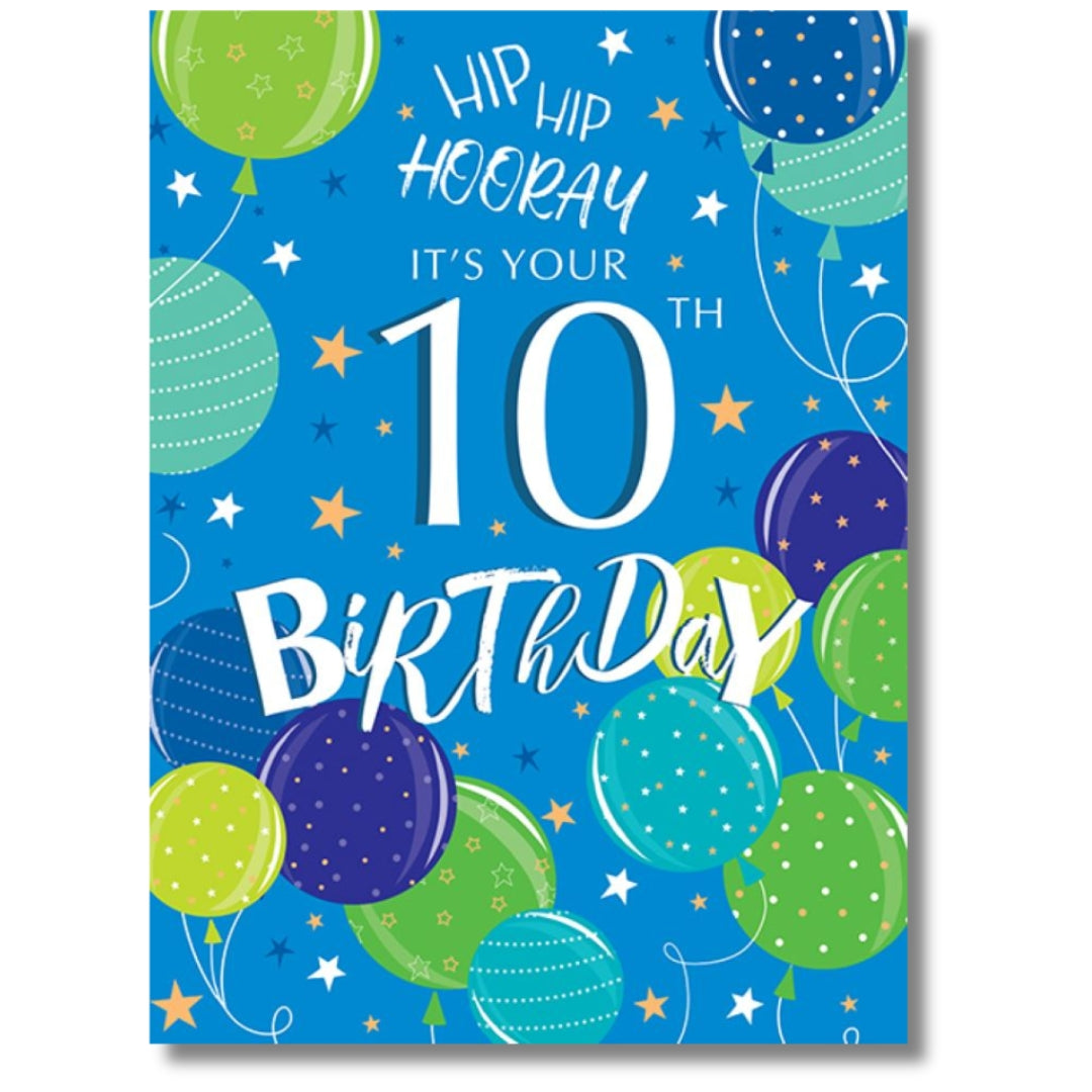 Noel Tatt It's Your 10th Birthday - Greeting Card