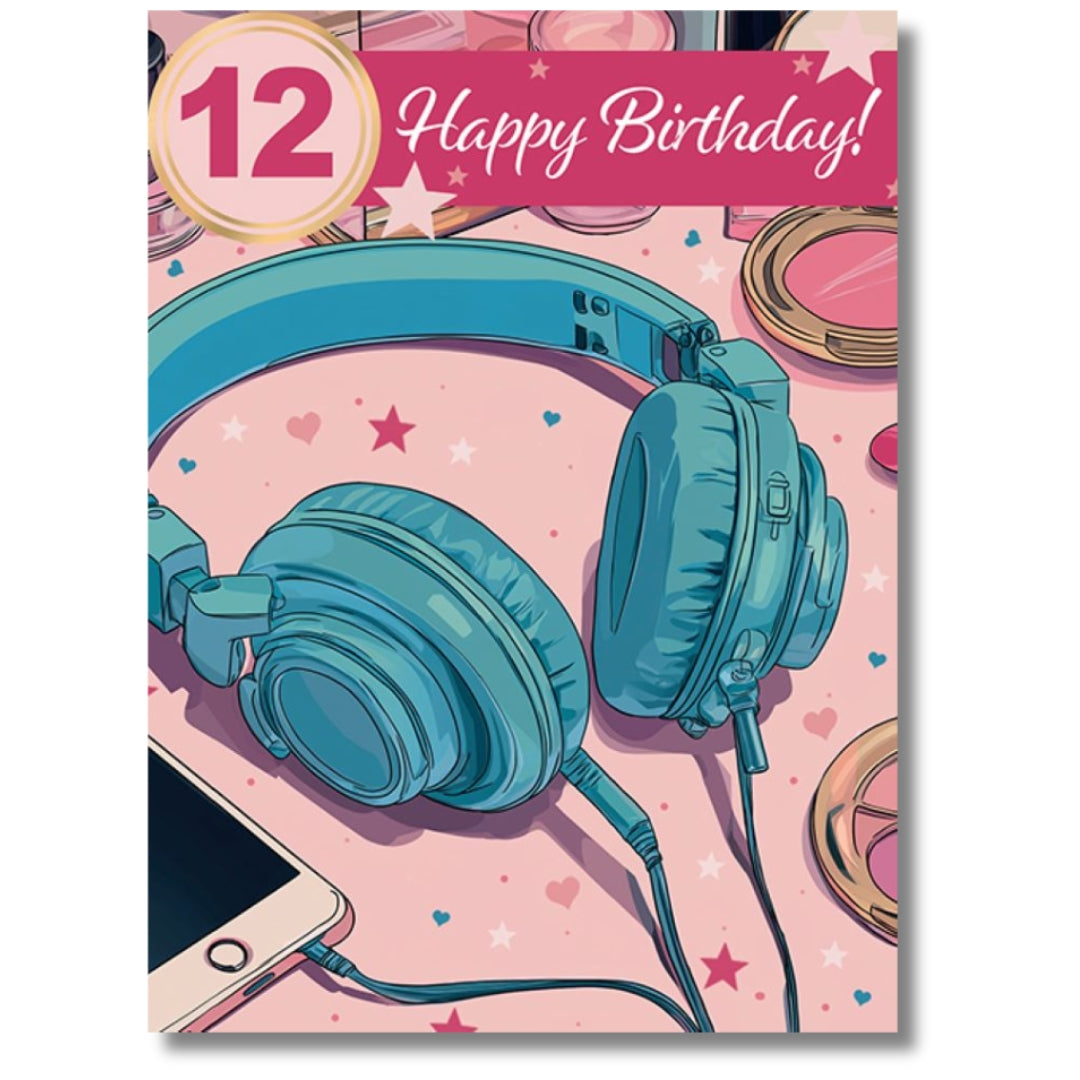 Noel Tatt 12 Happy Birthday - Greeting Card