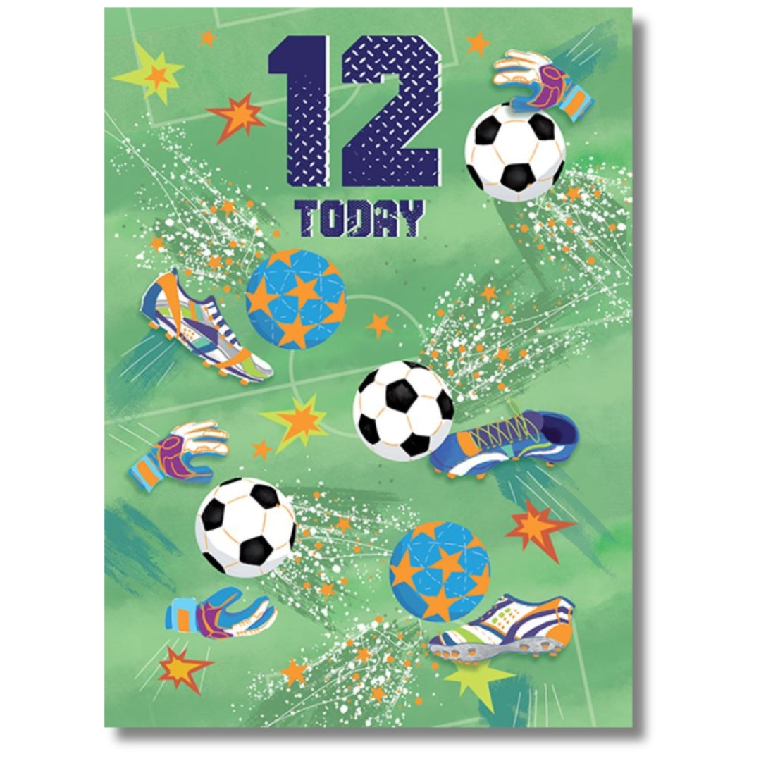 Noel Tatt 12 Today Birthday - Greeting Card