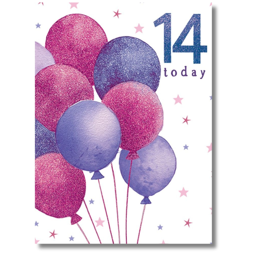 Noel Tatt 14 Today Birthday - Greeting Card
