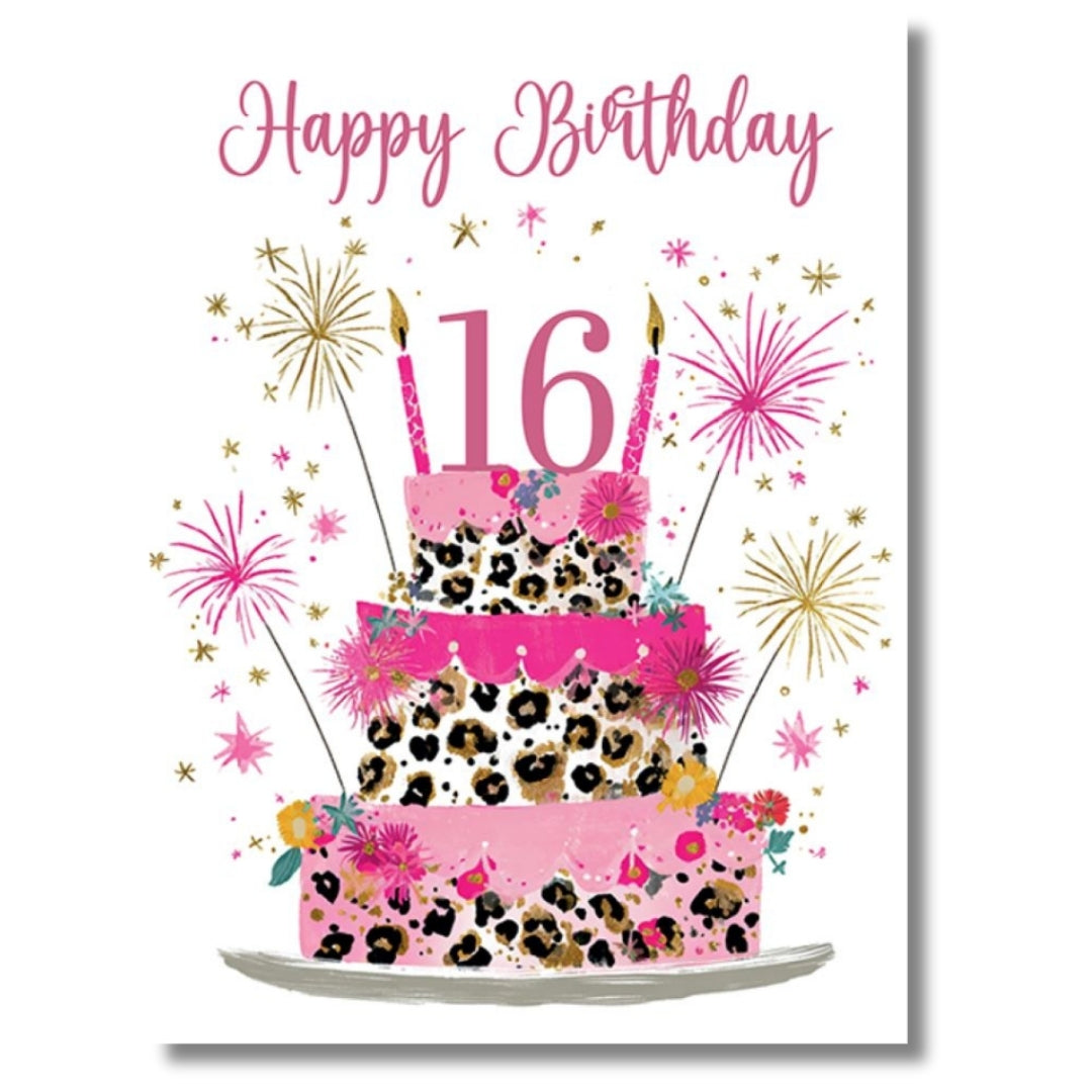 Noel Tatt Happy Birthday 16 - Greeting Card