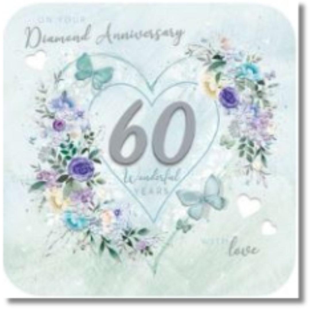 Noel Tatt On Your Diamond Anniversary - Greeting Card