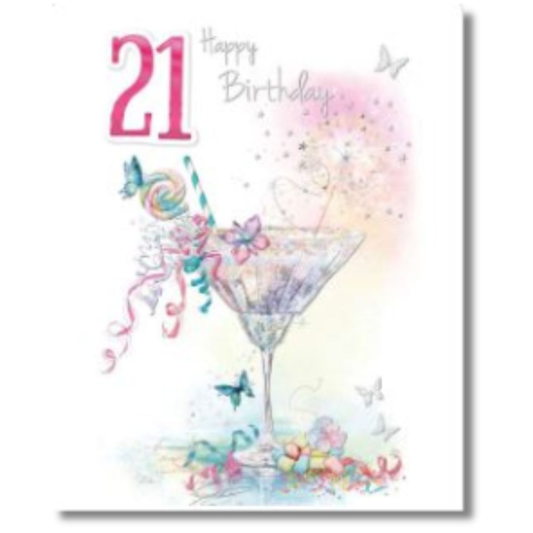 Noel Tatt 21 Happy Birthday - Greeting Card