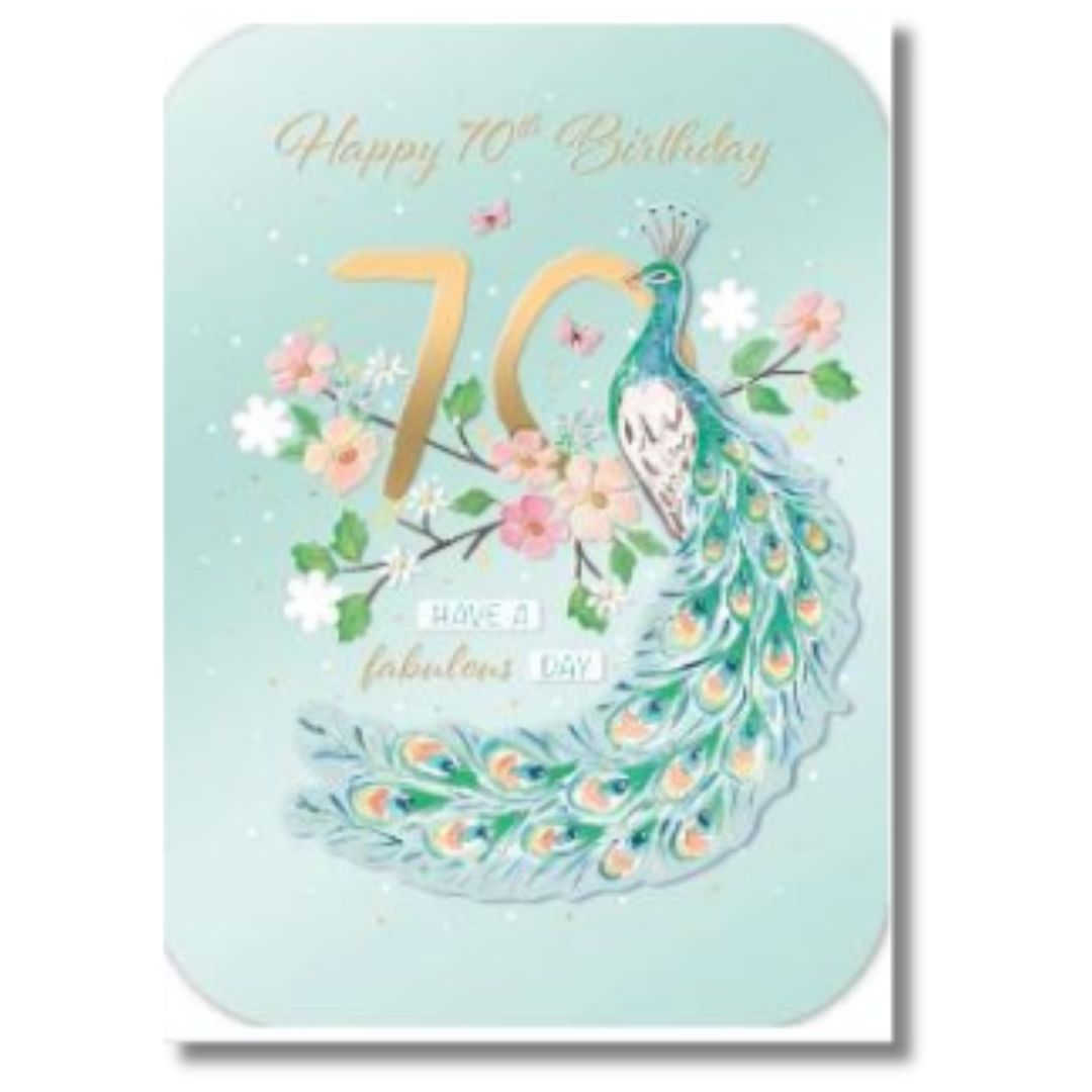 Noel Tatt Happy 70th Birthday - Greeting Card