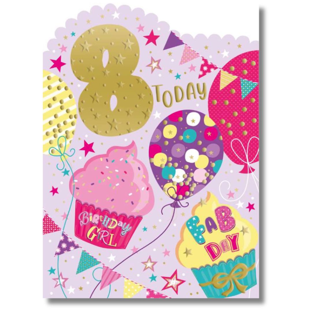 Noel Tatt 8 Today Birthday - Greeting Card