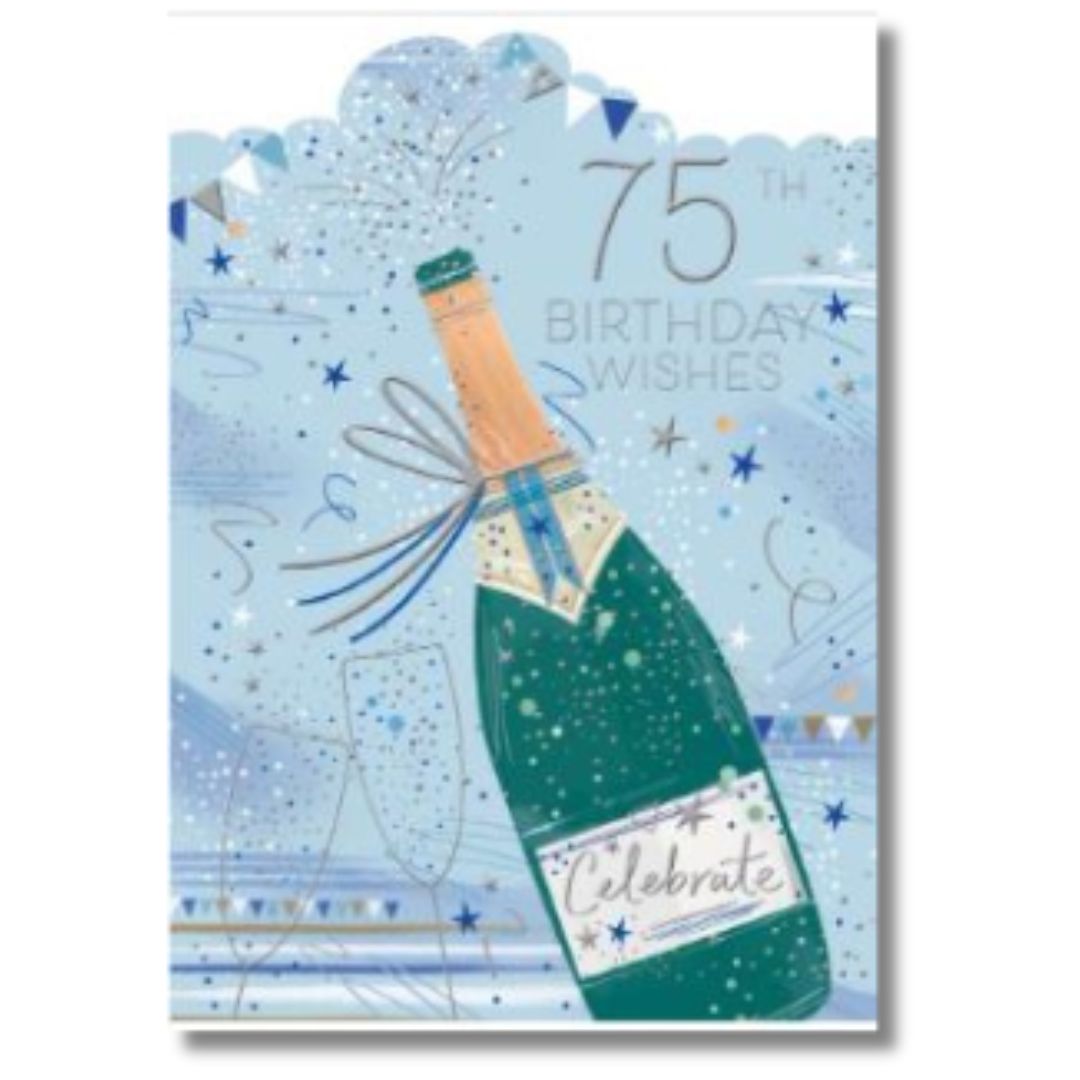 Noel Tatt 75th Birthday Wishes - Greeting Card